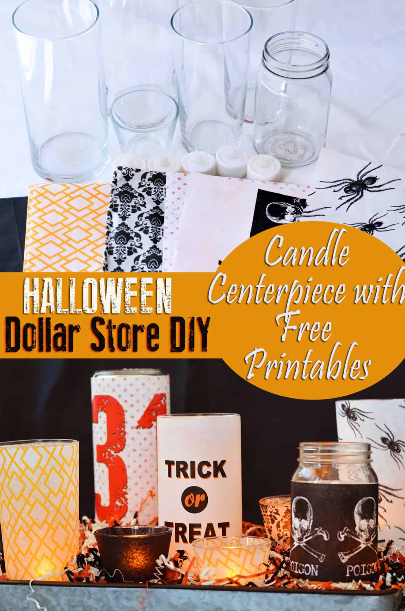 Make a Halloween Centerpiece in Four Simple Steps!