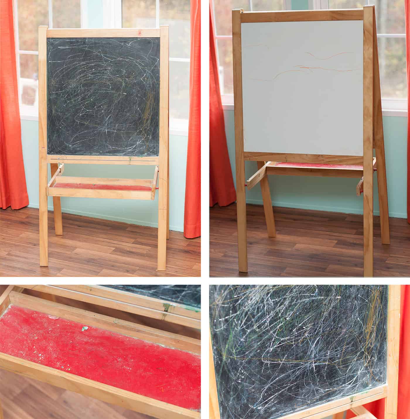 Ikea Easel Makeover with Mod Podge 