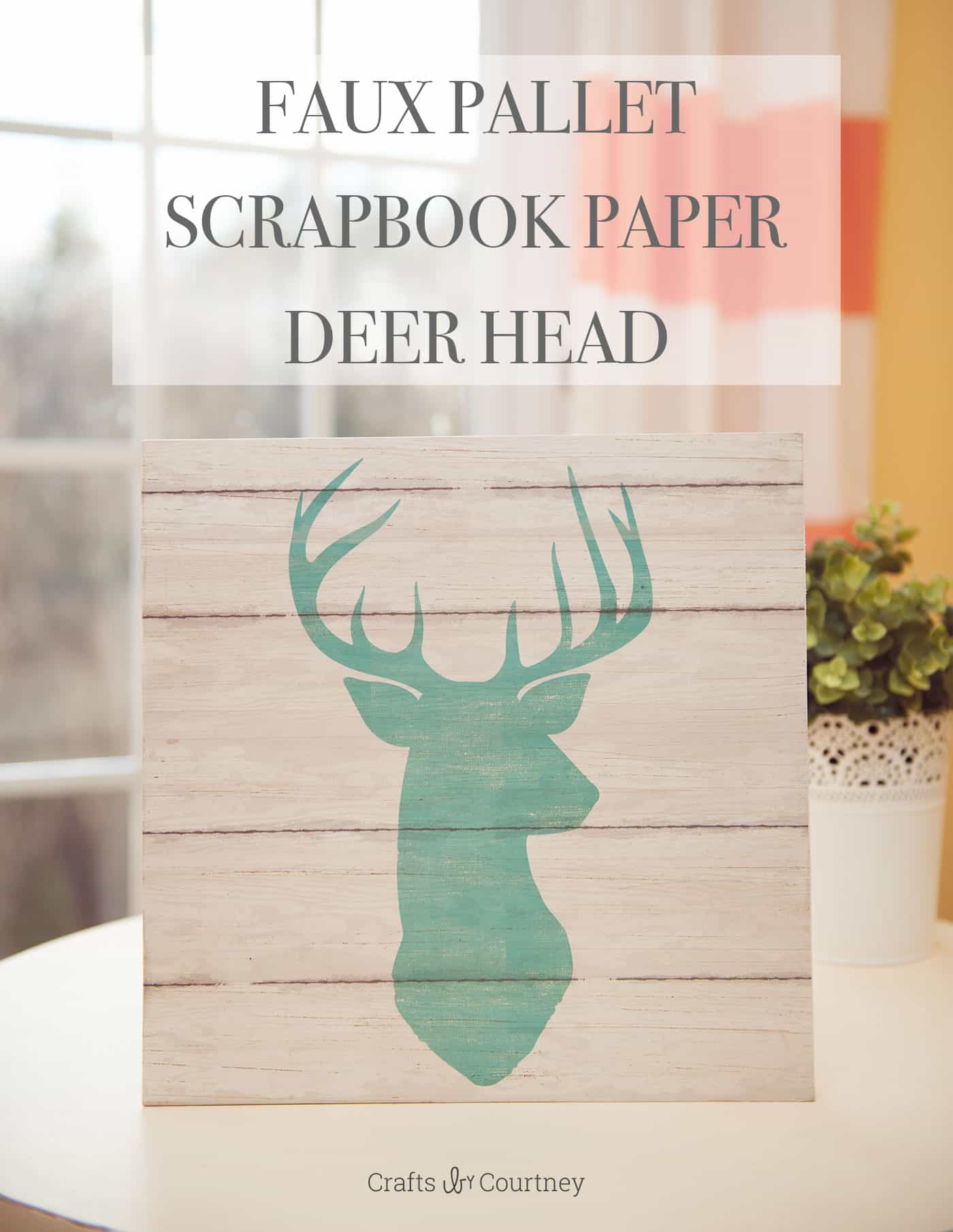 Easy DIY wall  art  with scrapbook paper  Mod Podge Rocks