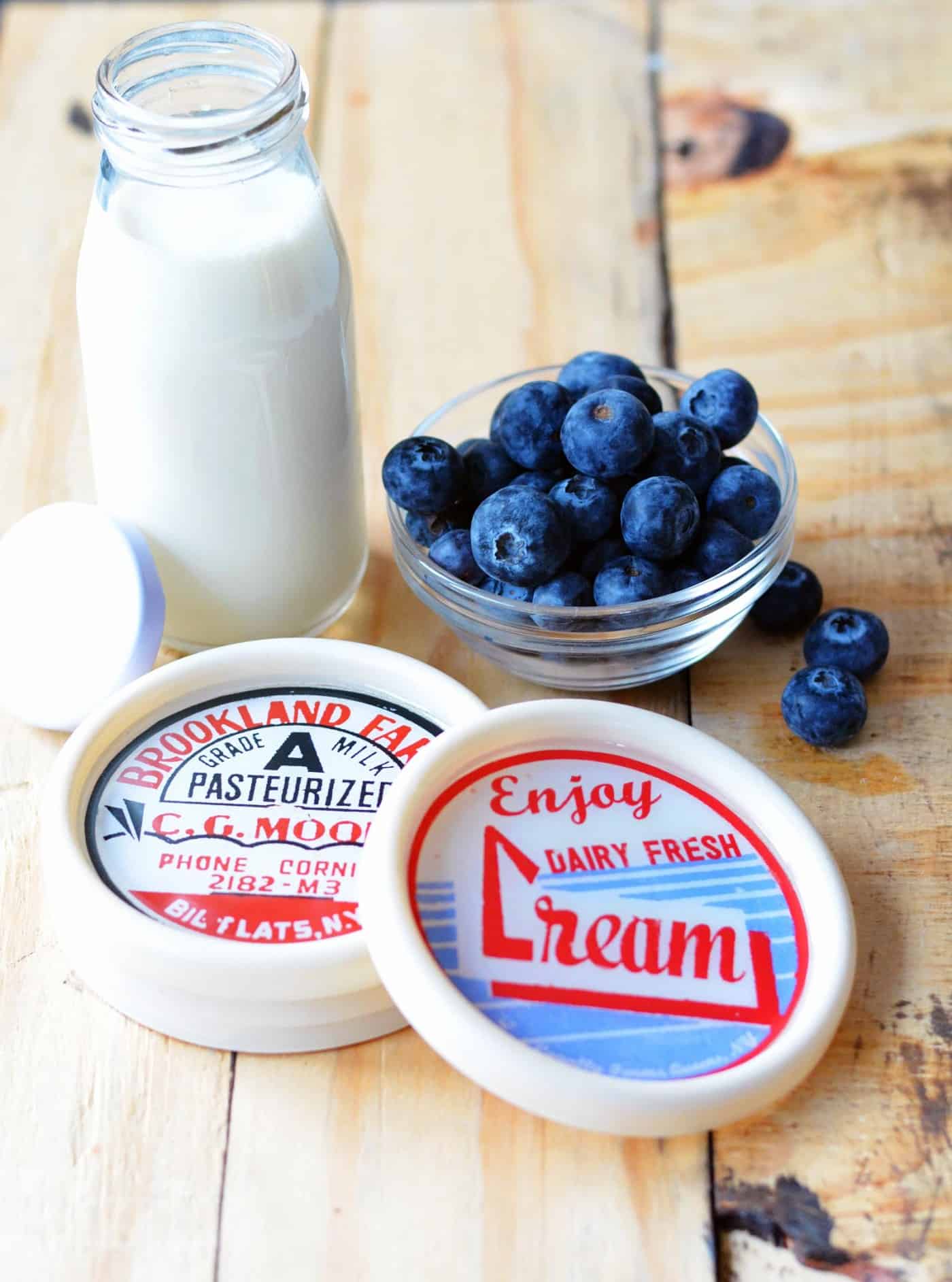 These custom coasters are made with supplies from the dollar store, and they look like vintage milk lids! Get the free printable and tutorial here.