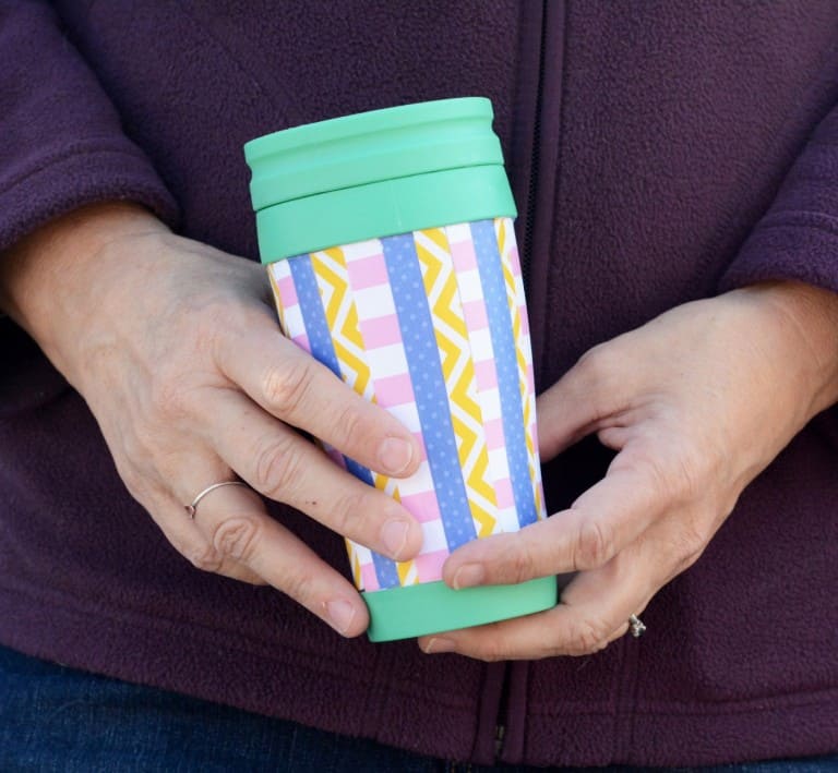 Easy DIY Travel Mug on a Budget Mod Podge Rocks