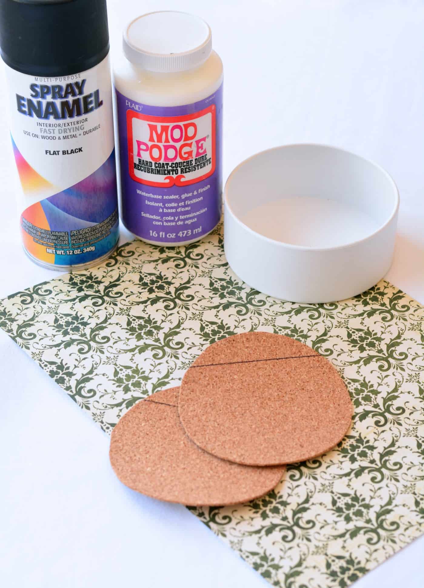 Easy wine bottle coaster from PVC cap - Mod Podge Rocks