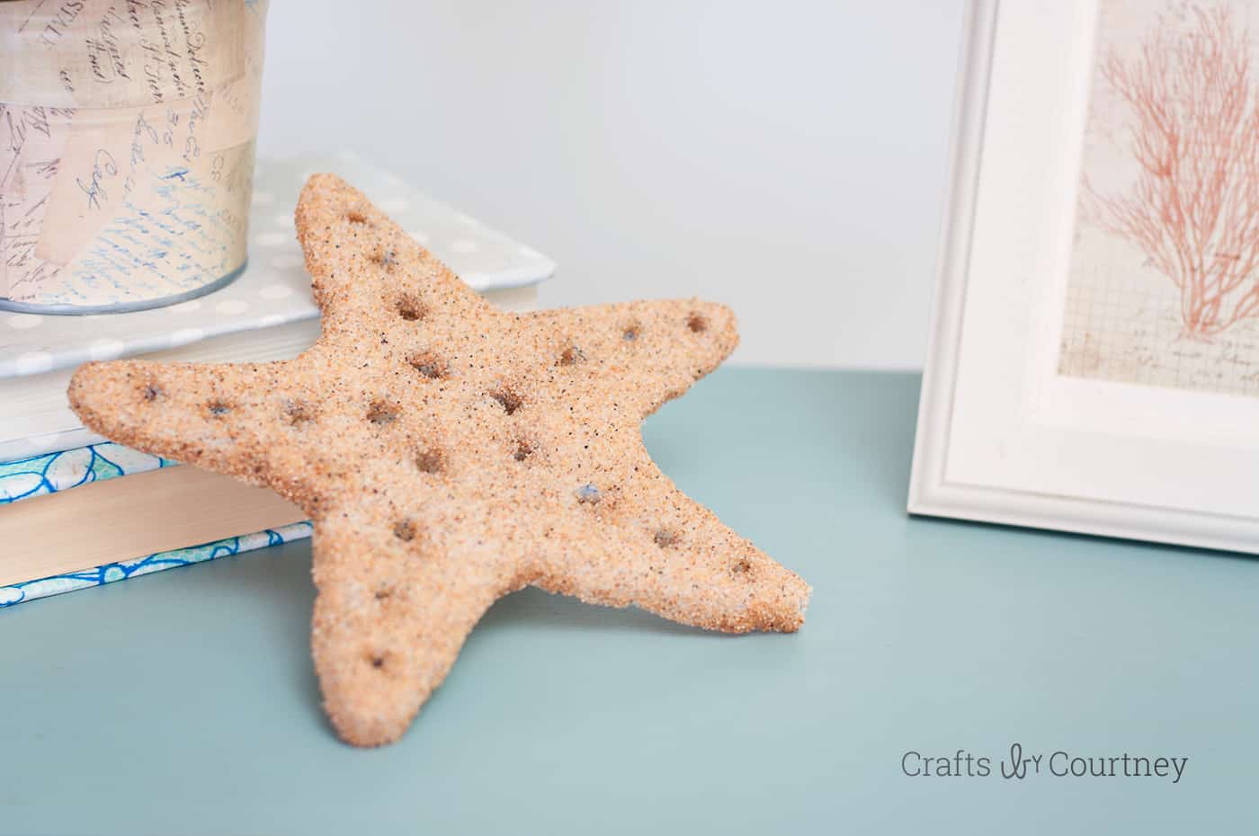 Starfish Craft: Easy Beach Wall Art - Angie Holden The Country Chic Cottage