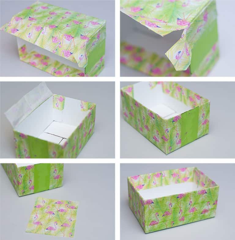 How to Mod Podge a Box with Napkins - Mod Podge Rocks