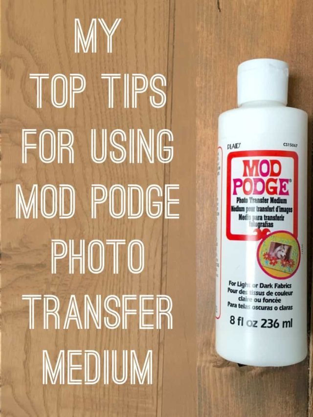Mod Podge Photo Transfer Medium: My Top Tips! - Mod Podge Rocks