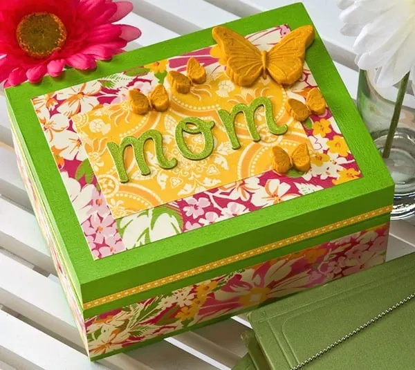 DIY Butterfly Jewelry Box for Mothers Day  Mod Podge Rocks