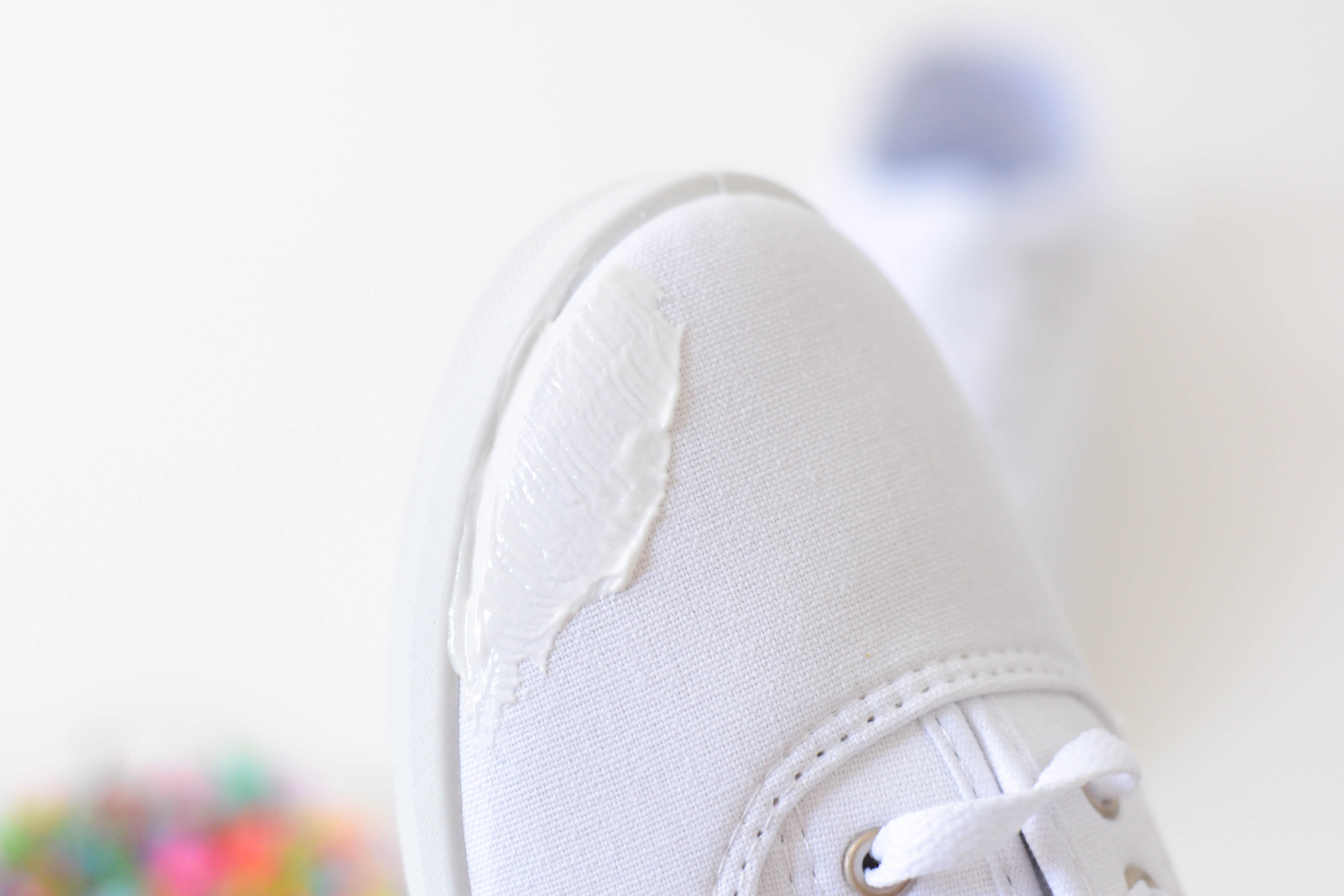 DIY Confetti Dipped Shoes