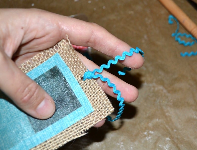 DIY Burlap Bookmark 10