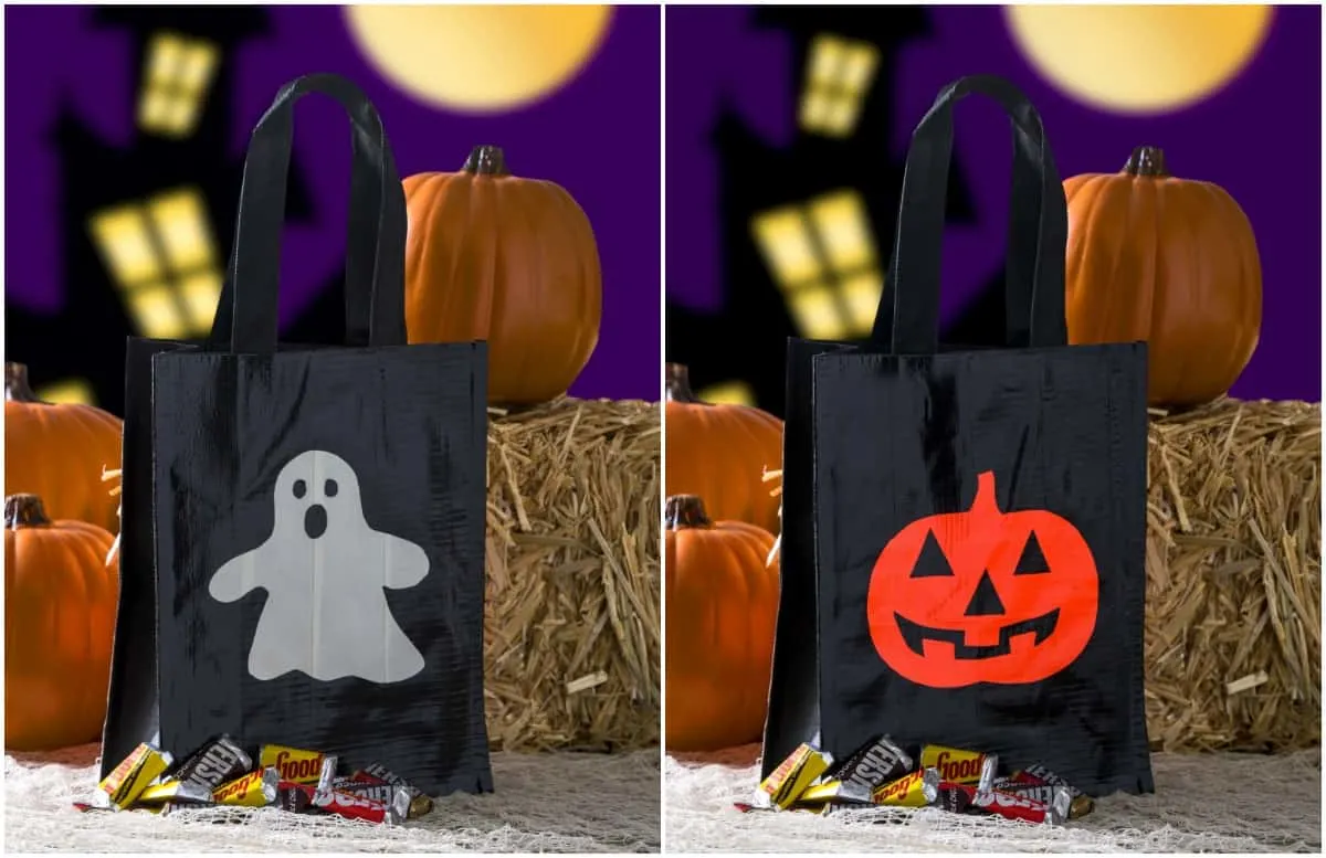 TRICK OR TREAT TOTE: GLOW IN THE DARK Mad in Crafts
