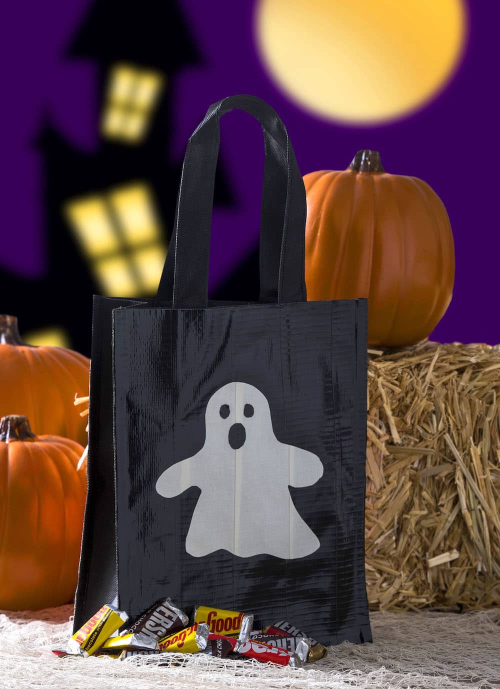 TRICK OR TREAT TOTE: GLOW IN THE DARK Mad in Crafts