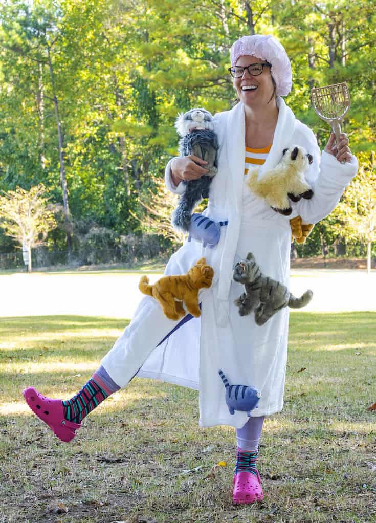 Make a Cat Lady Costume.