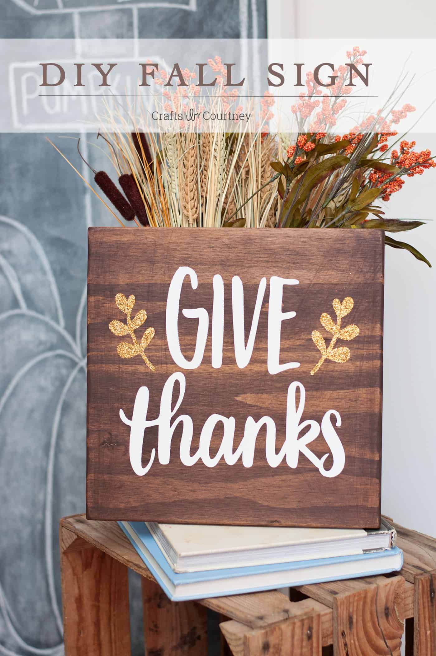 Easy Give Thanks Sign is So Budget Friendly!