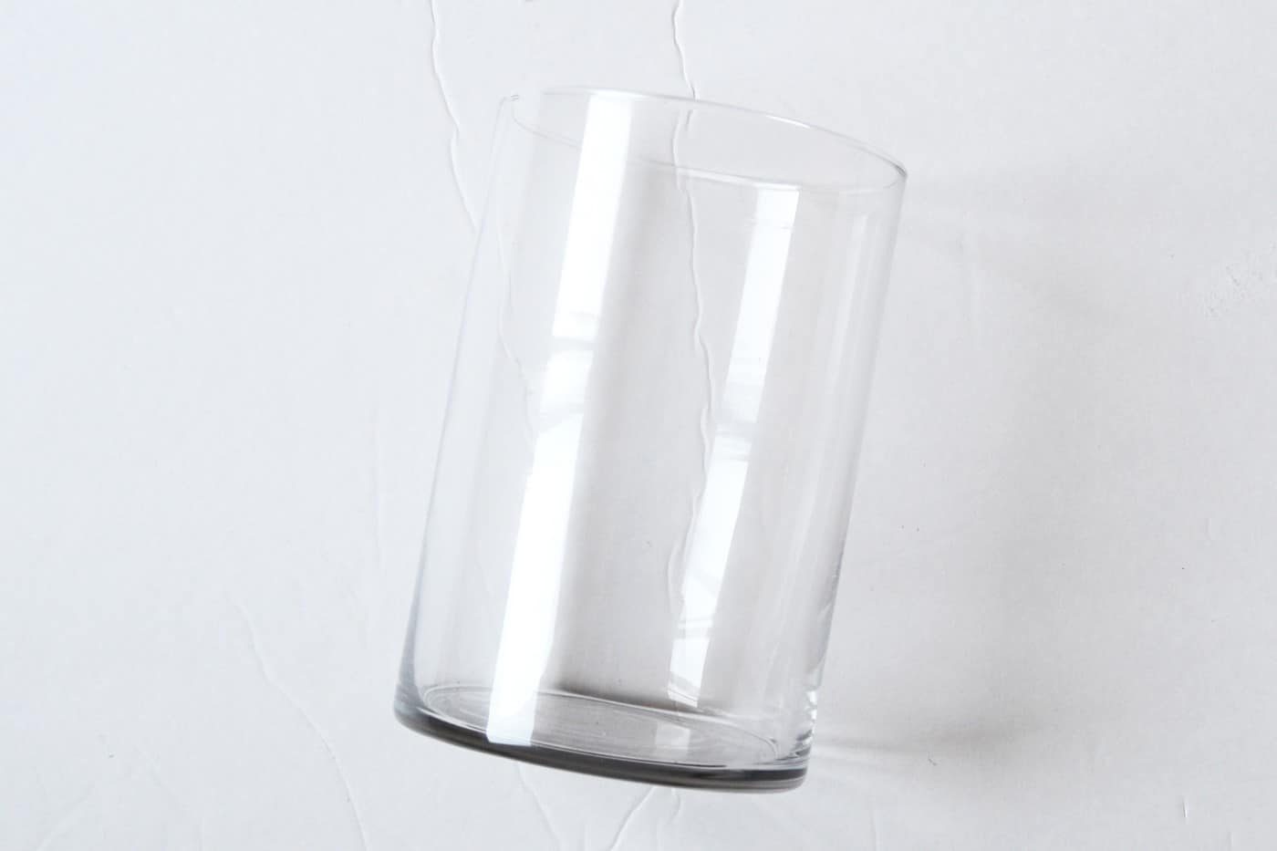 Clear cylinder vase from Dollar Tree