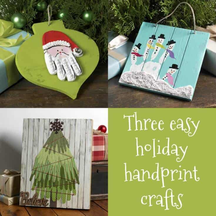 Download Christmas Handprint Crafts Three Fun Easy Ideas Mod Podge Rocks PSD Mockup Templates