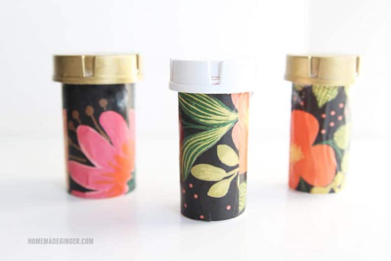 Recycle Pill Bottles into Useful Organizers Mod Podge Rocks