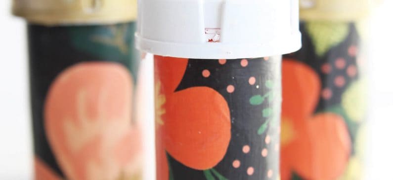 If you have a giant purse, I have a solution to losing things in the black hole - recycle pill containers into organizers! These are so easy to make.