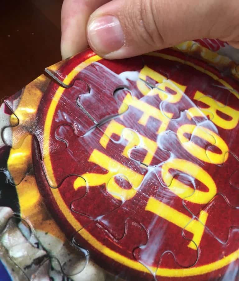 How to Use Puzzle Glue Mod Podge Puzzle Saver Mod Podge Rocks