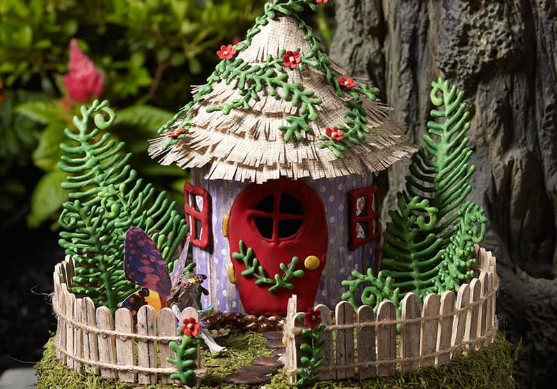 A Fairy Gnome Tree House Decoration Kit for Outdoor,Miniature Garden Buildings Structures,Wooden Playhouse Decoration Door for Self-Assembly Door Gnome Door Set,Tree Hugger Yard Art Decorations 