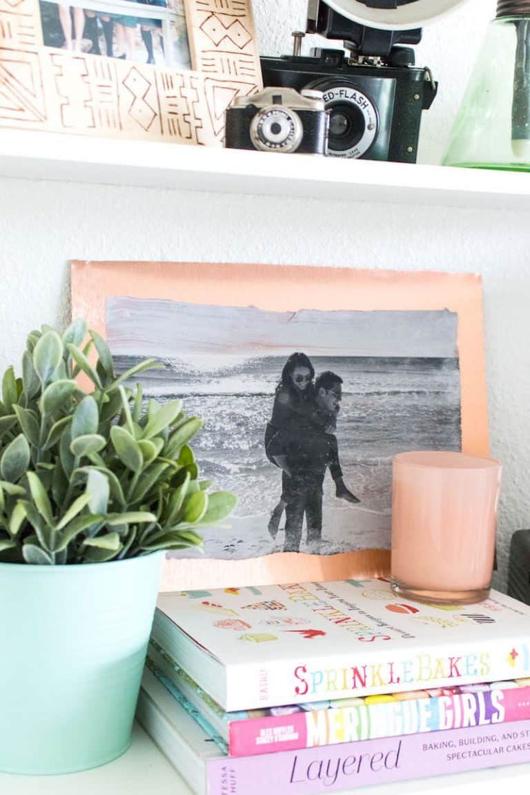 Photo Transfer to Metal with Mod Podge Mod Podge Rocks