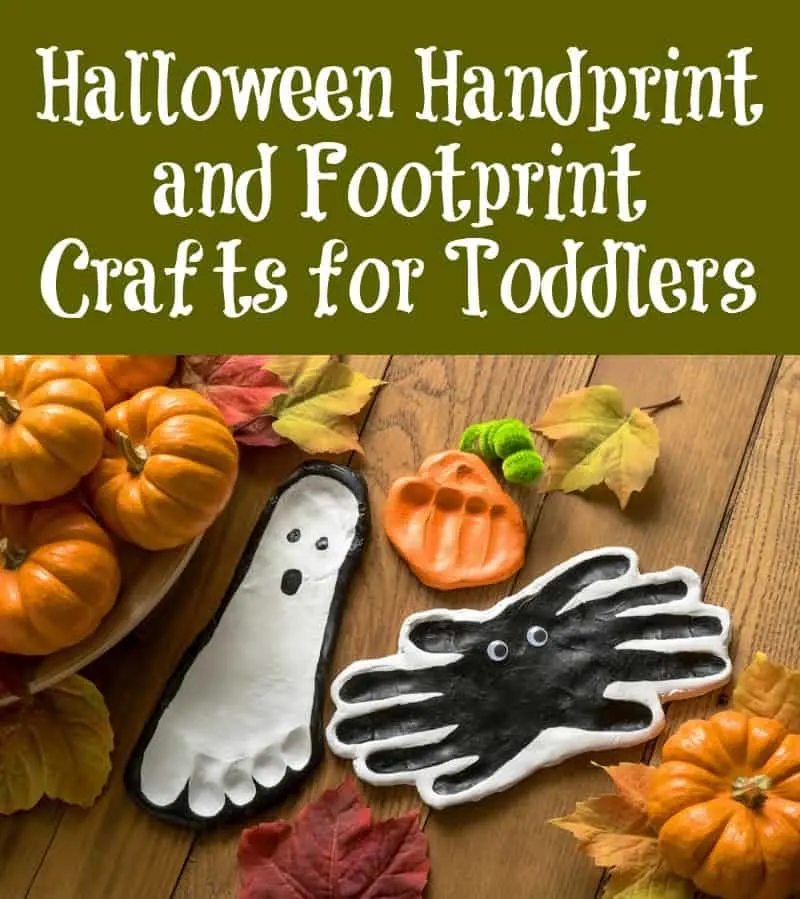 Handprint Halloween Crafts for Toddlers