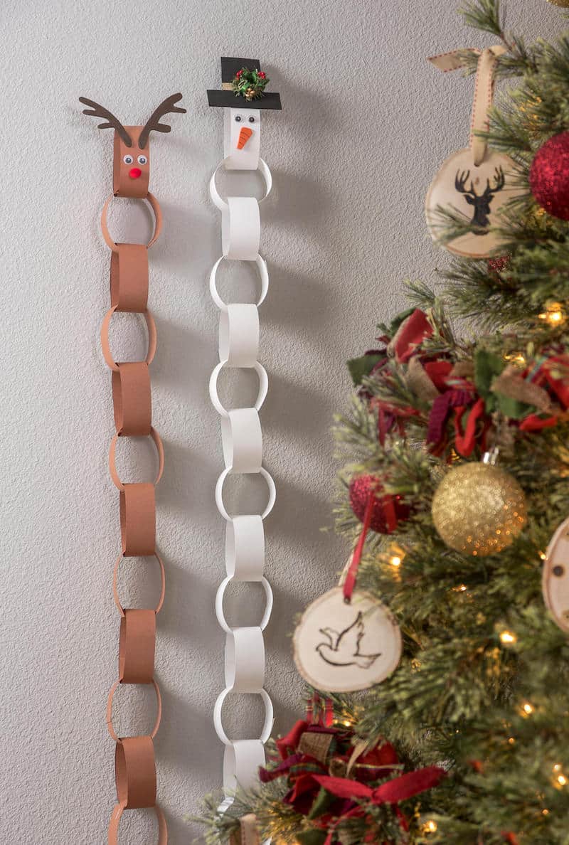 Make an EASY Paper Chain Kids Advent Calendar Mod Podge Rocks