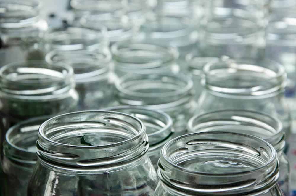 Collection of mason jars