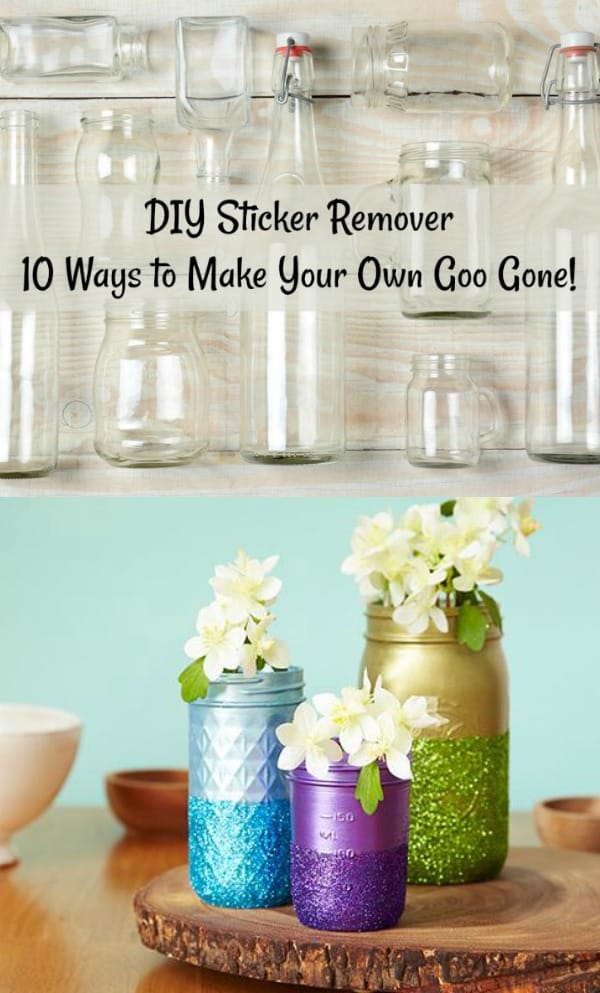 Do you want to make your own sticker remover? Here are ten options for making a non-toxic, DIY sticker remover. You likely have all the ingredients on hand! Remove adhesive from glass, from plastic, from wood, from metal, and more.