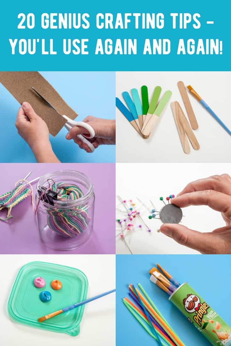 You'll love this collection of 20 genius DIY crafting tips and tricks! These are the kind of creative hacks your grandmother used - you'll find them so useful for every day life!