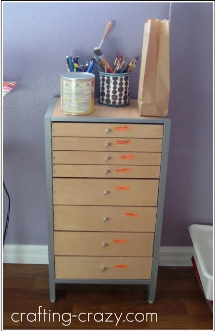 IKEA craft drawer organizer