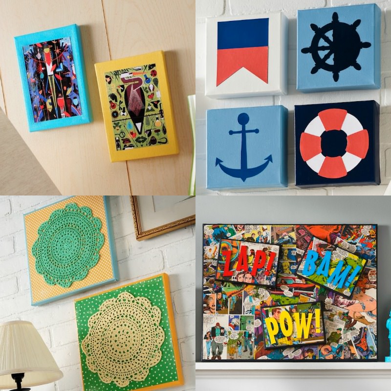 Mod Podge Canvas Art Ideas For Your Wall Mod Podge Rocks