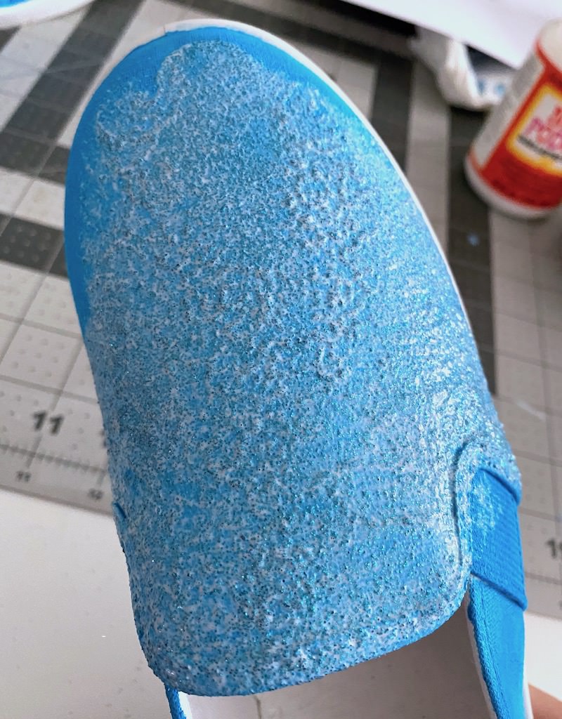 DIY Glitter Shoes with Unbelievable Sparkle - Mod Podge Rocks