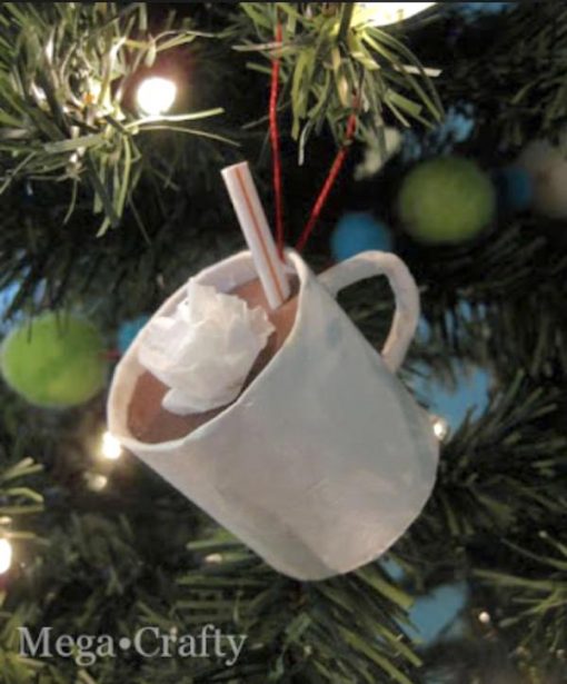 Hot chocolate ornament