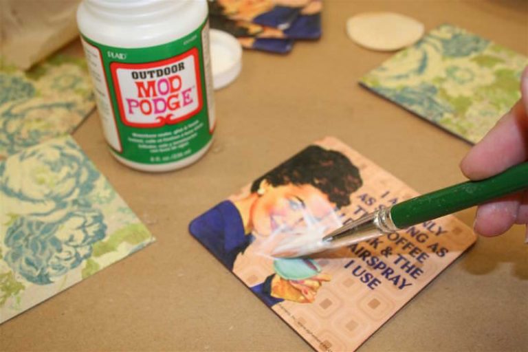 EASY DIY Coasters You Can Make in Minutes! Mod Podge Rocks