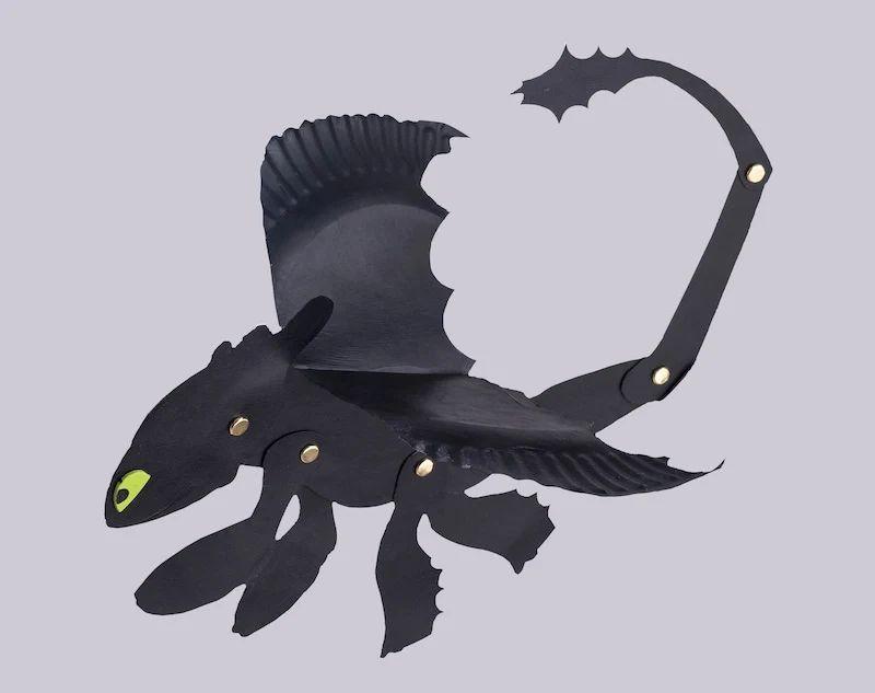 How to Make a Paper Plate Dragon - Mod Podge Rocks