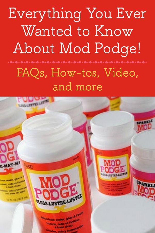 Learn How To Mod Podge For Beginners - Mod Podge Rocks