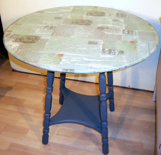 Mod Podge Table Ideas You Ll Love Mod Podge Rocks   Mod Podge Book Page Table 615x594 