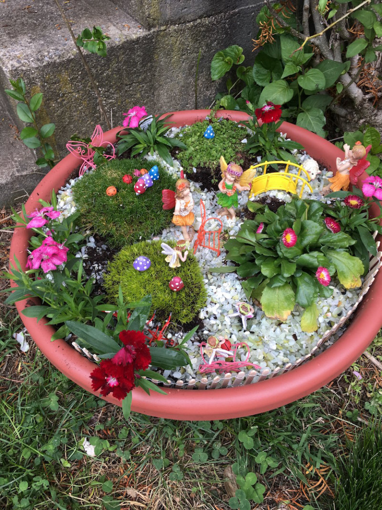 How to Protect your Outdoor Fairy Garden Mod Podge Rocks
