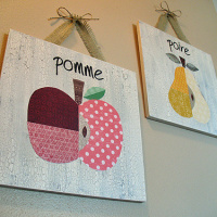 French Fruit Wall Art