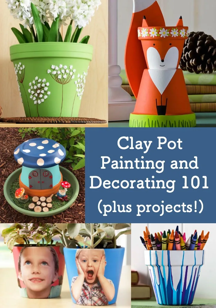 Clay Pot Painting and Decorating Ideas - Mod Podge Rocks