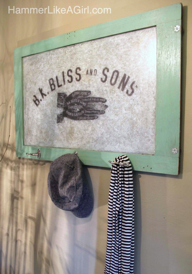 Vintage Window Photo Transfer to Glass Mod Podge Rocks