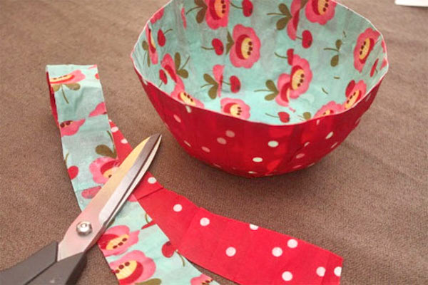 How to Make a Mod Podge Fabric Bowl