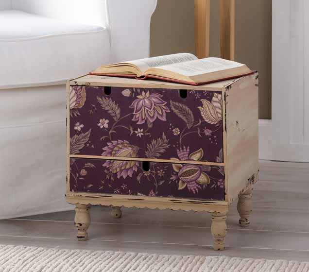 How To Decoupage Furniture - Salvaged Inspirations