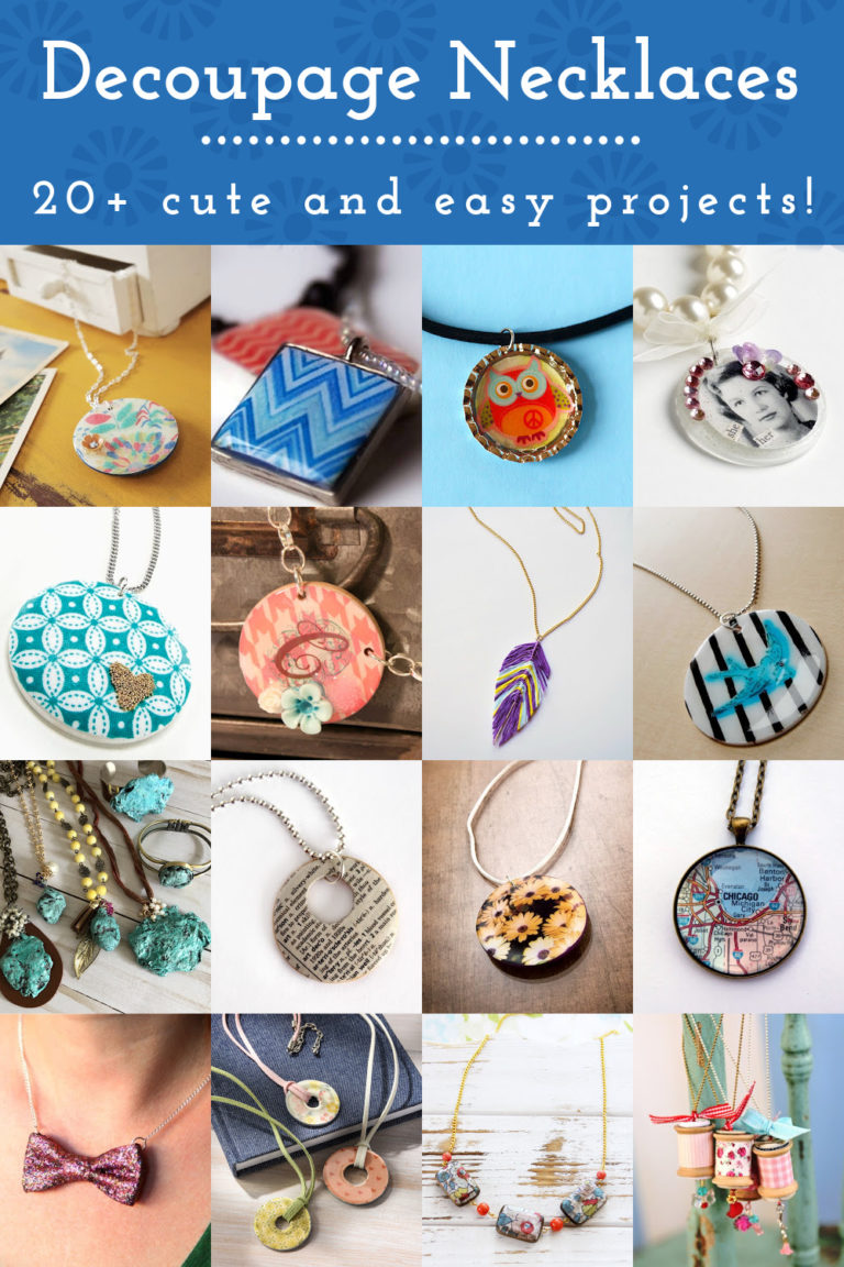 Unique Decoupage Jewelry Projects Mod Podge Rocks