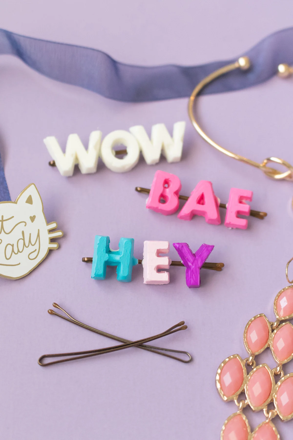 DIY Hair Pins You Can Personalize - Mod Podge Rocks