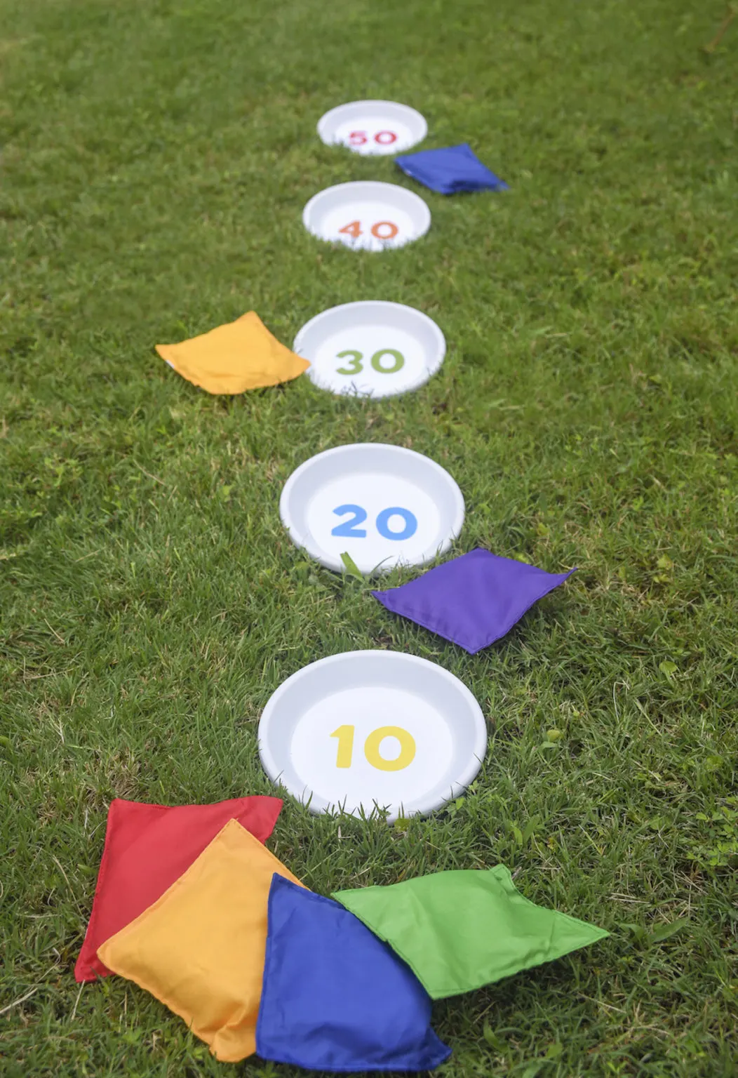 Make a bean bag toss