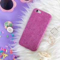 DIY glitter phone case