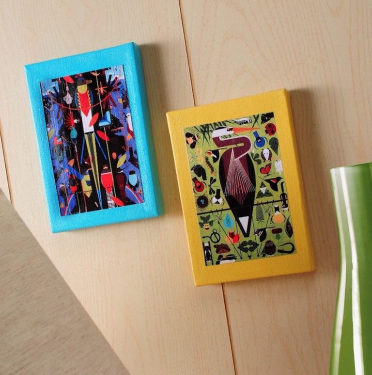 Add An Image to Canvas with Mod Podge Mod Podge Rocks