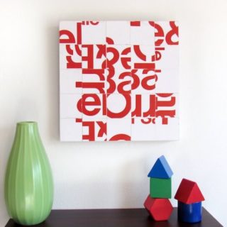 DIY junk mail art