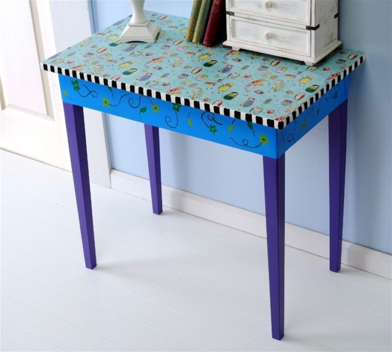 Decoupage Furniture Projects 40+ Unique Ideas Mod Podge Rocks