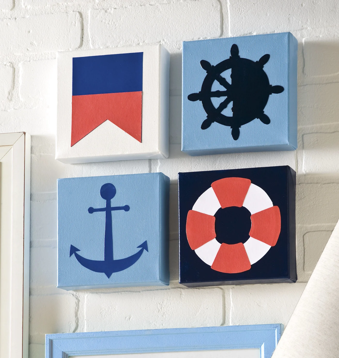 How to make DIY nautical canvases